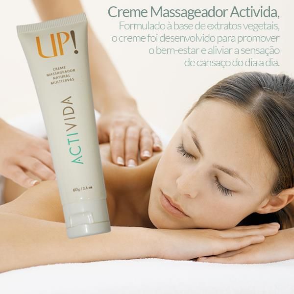 UP! UP! Creme Massageador Activida - 60g