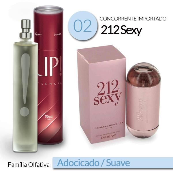 UP! Essência 02 - Original - 50ml - 212 Sexy