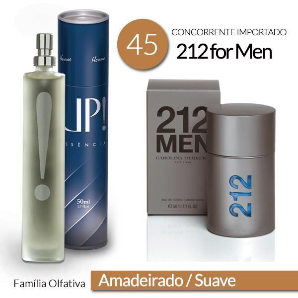 UP! Essência 45 - Original - 50ml - 212 Men